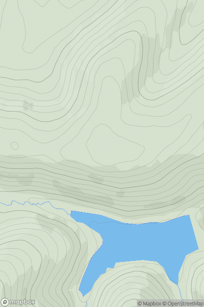 Thumbnail image for Hare Law [Firth of Forth to the River Tweed] [NT545625] showing contour plot for surrounding peak